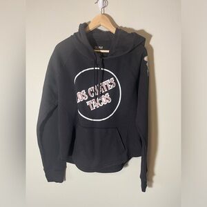 Tek Gear Los Cuartos Tacos Hoodie Black Size Medium Womens Activewear NWT